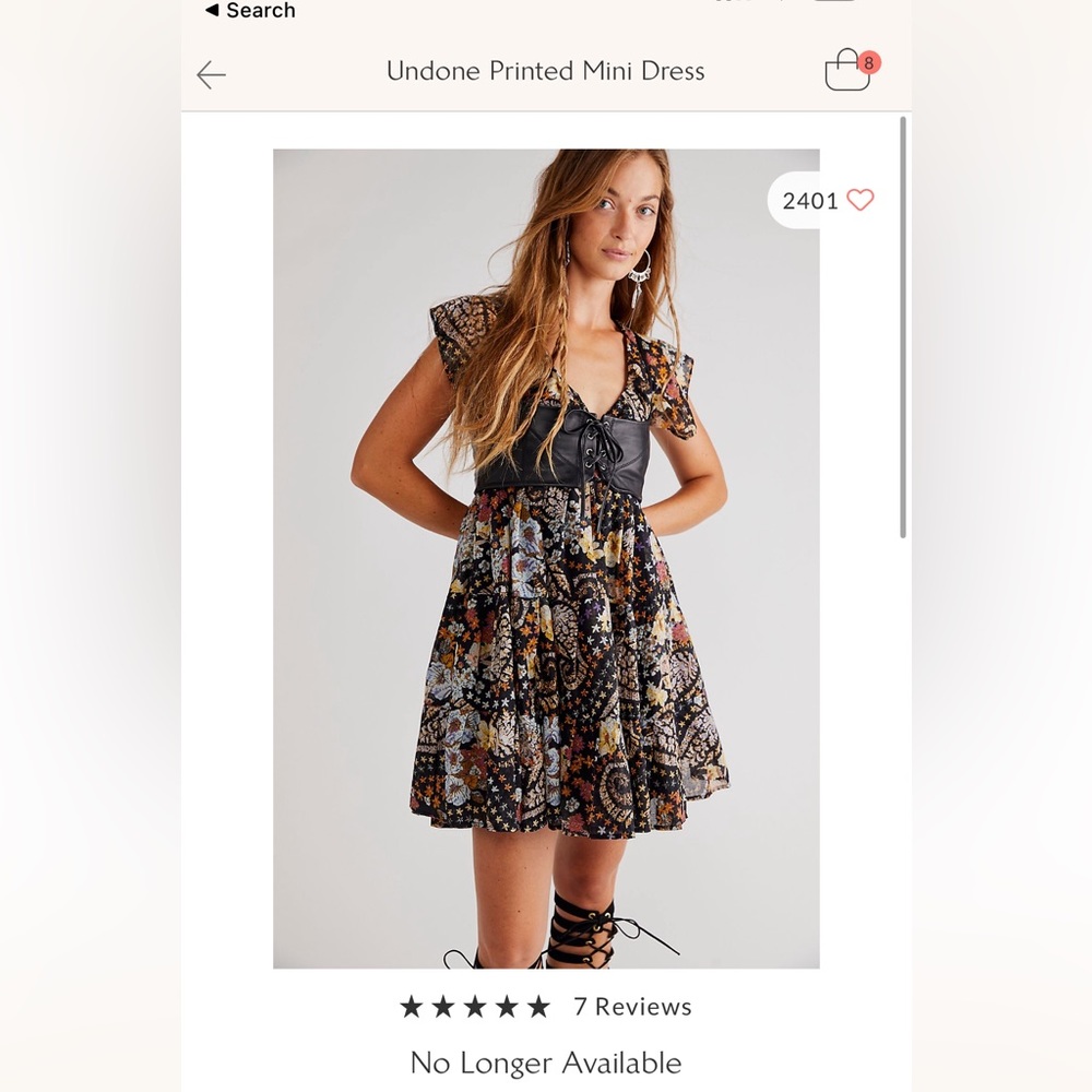 FP Undone Printed Dress